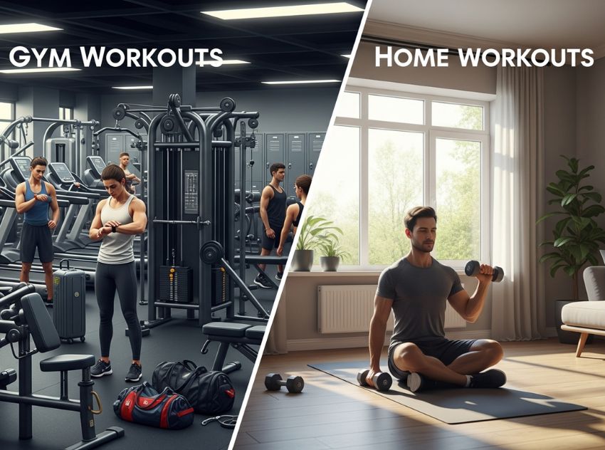 home workouts vs gym workouts