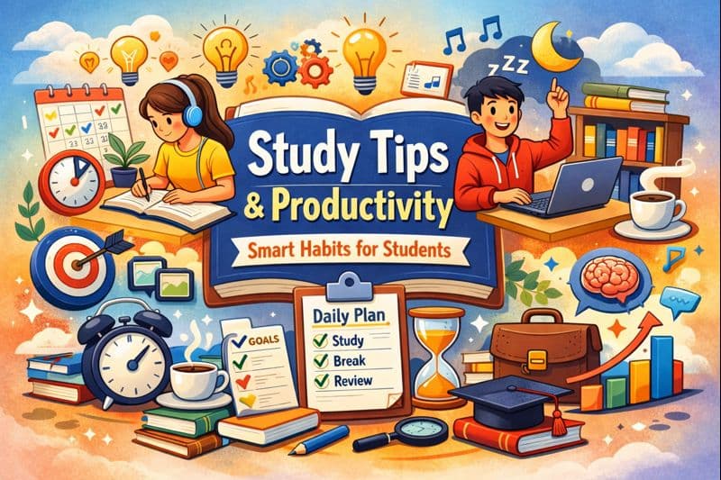 Study Tips & Productivity: Simple Study Habits and Time Management for Students