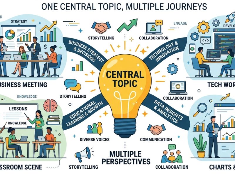 your topics multiple stories